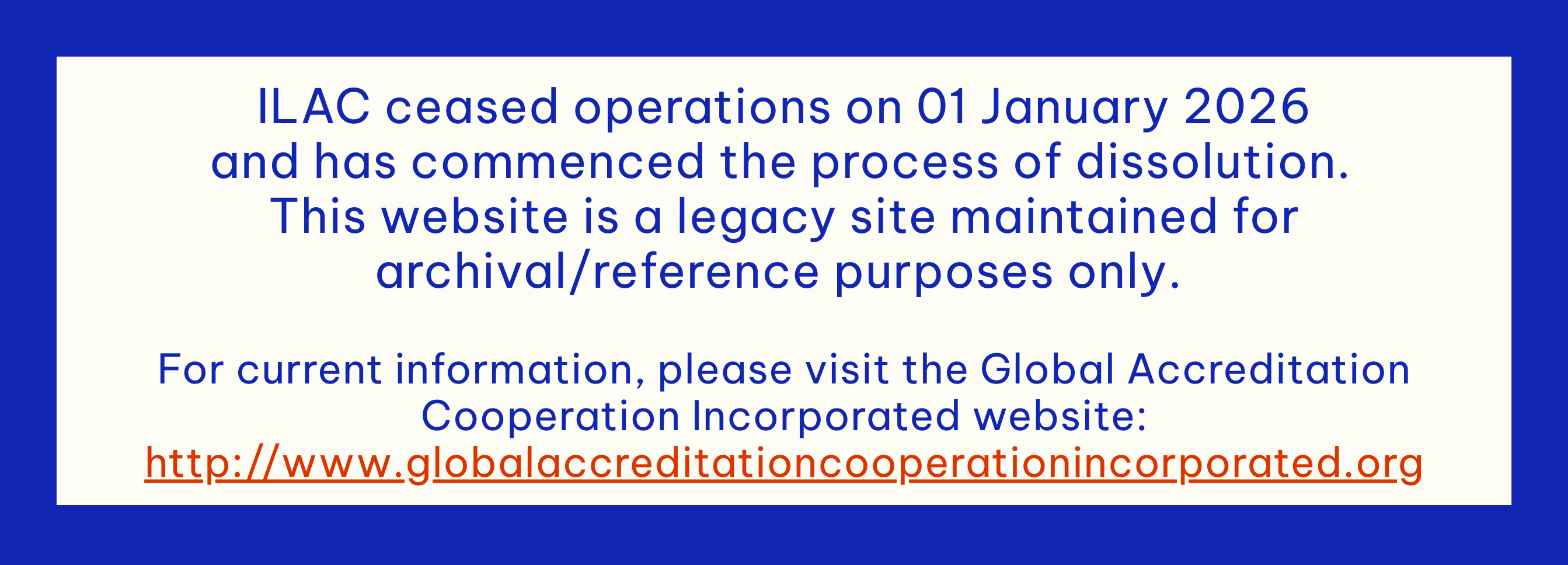 Global Accreditation Cooperation Incorporated